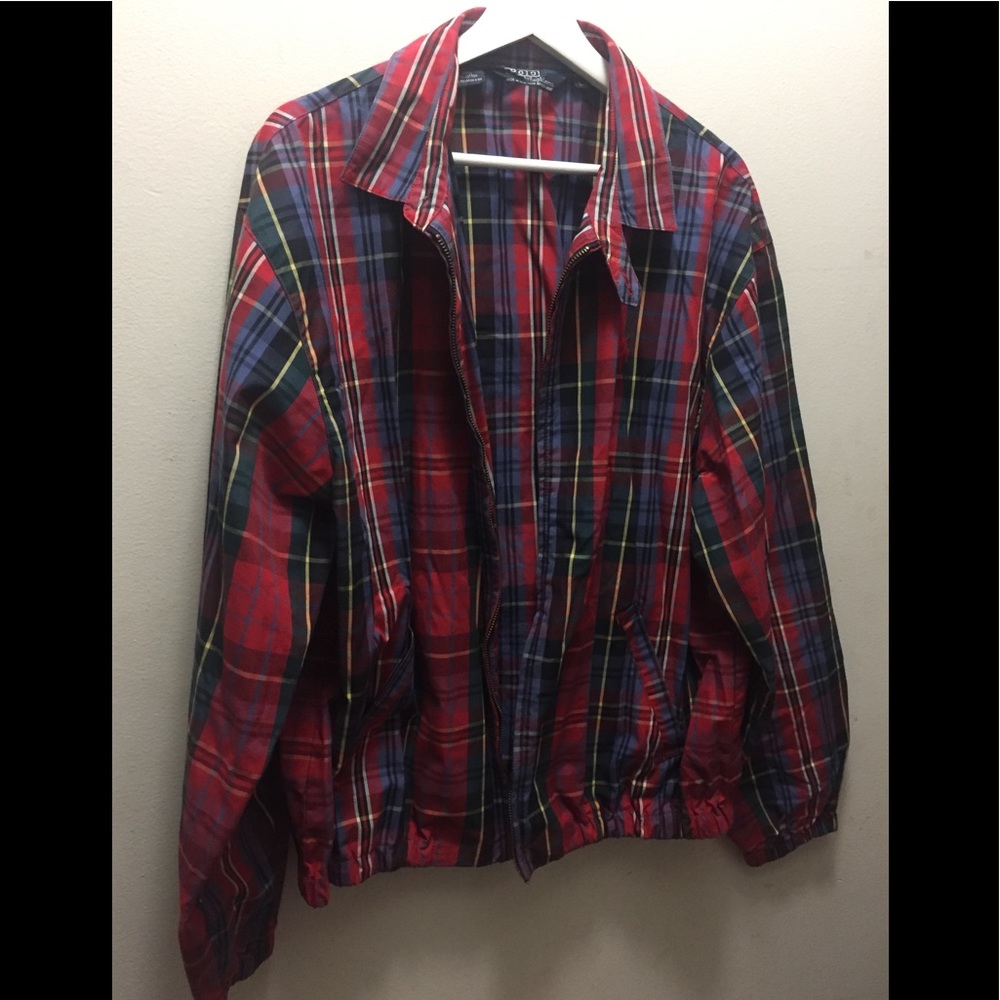 Polo Checkered Bomber Jacket